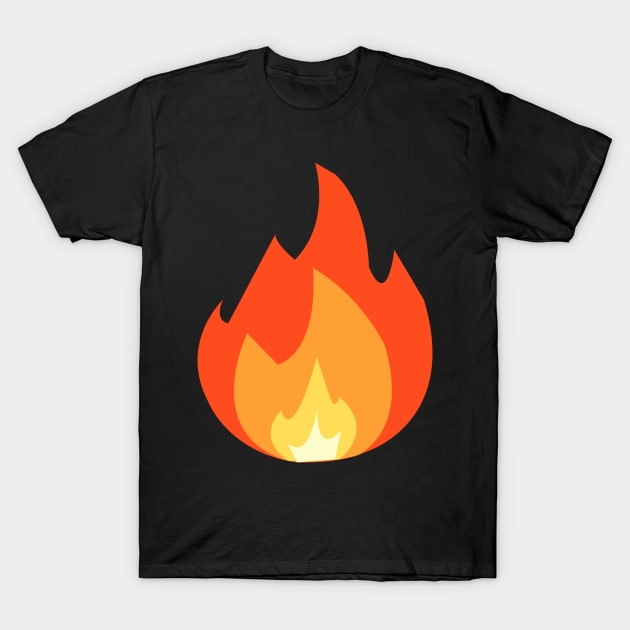 Fire Emoji T-Shirt by psanchez